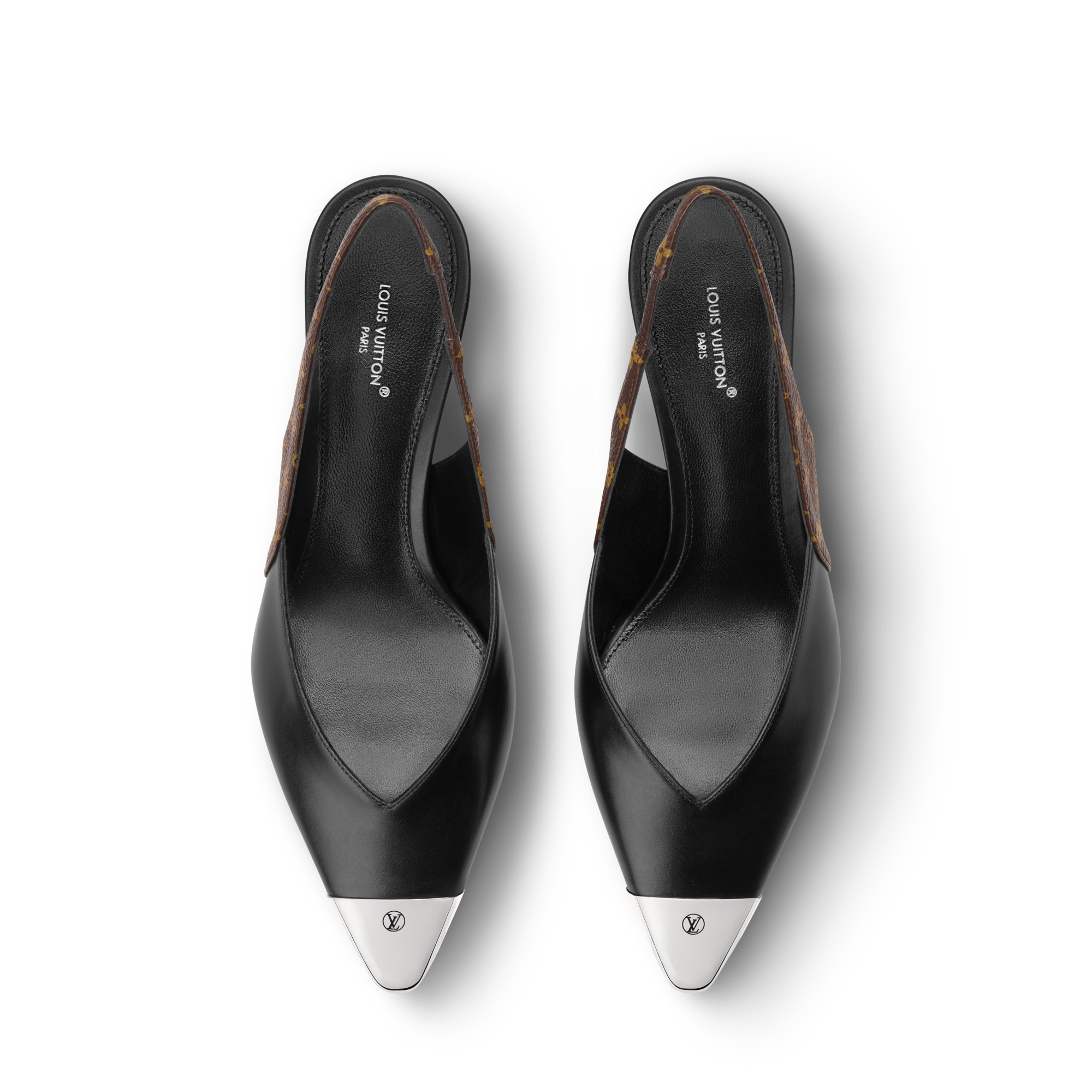 Louis Vuitton ブラック ハイヒール アーバンツイストライン Urban Twist Slingback Pump - Shoes | LOUIS VUITTON